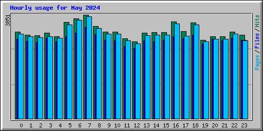 Hourly usage for May 2024